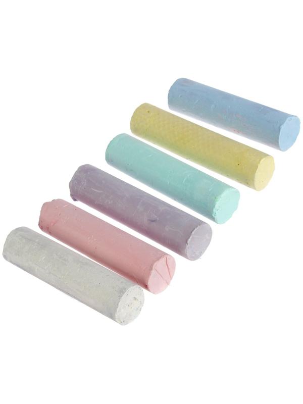 Мелки цветные для асфальта 21 штука, 7 цветов 