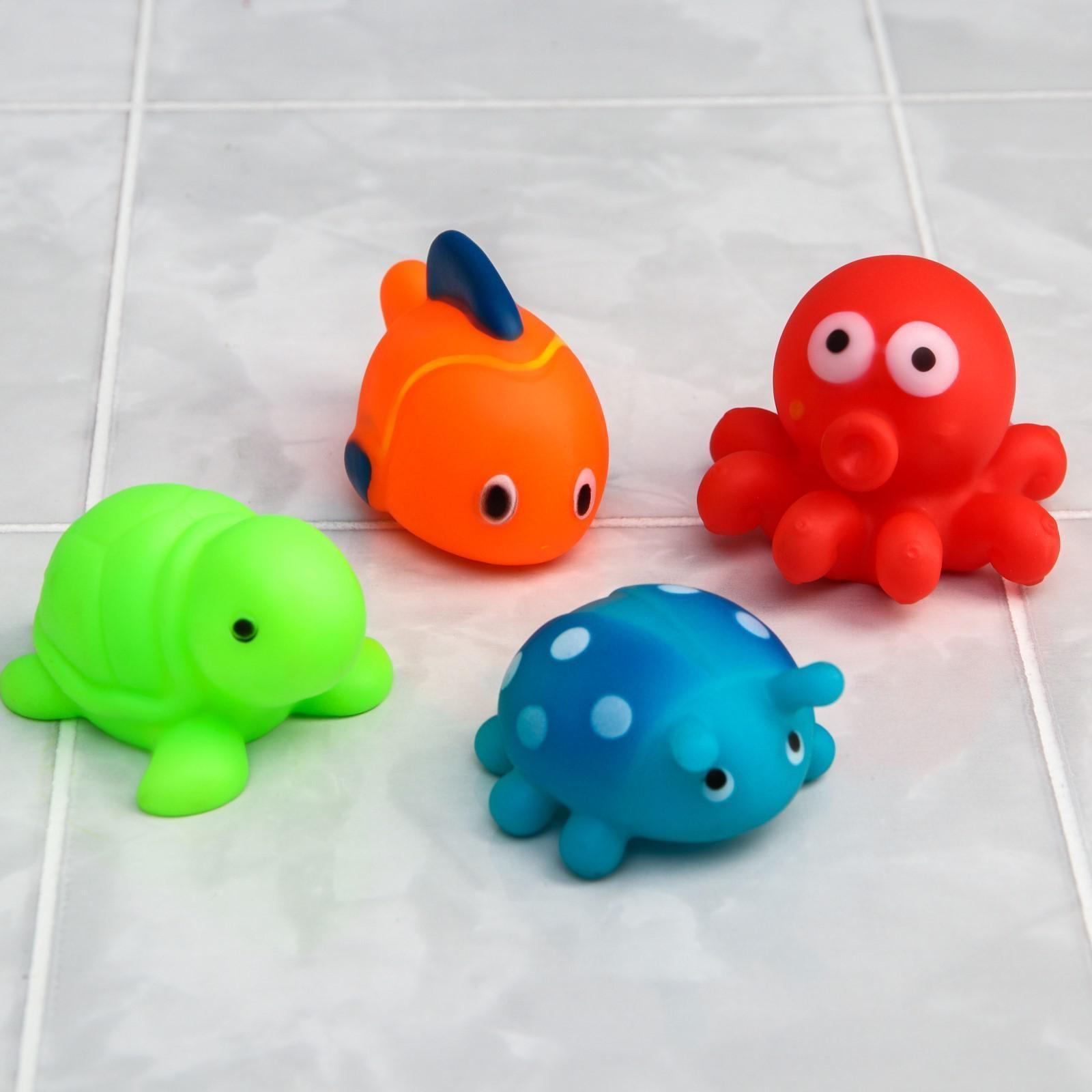Набор игрушек для игры в ванне «Малыши», 4 шт., виды МИКС