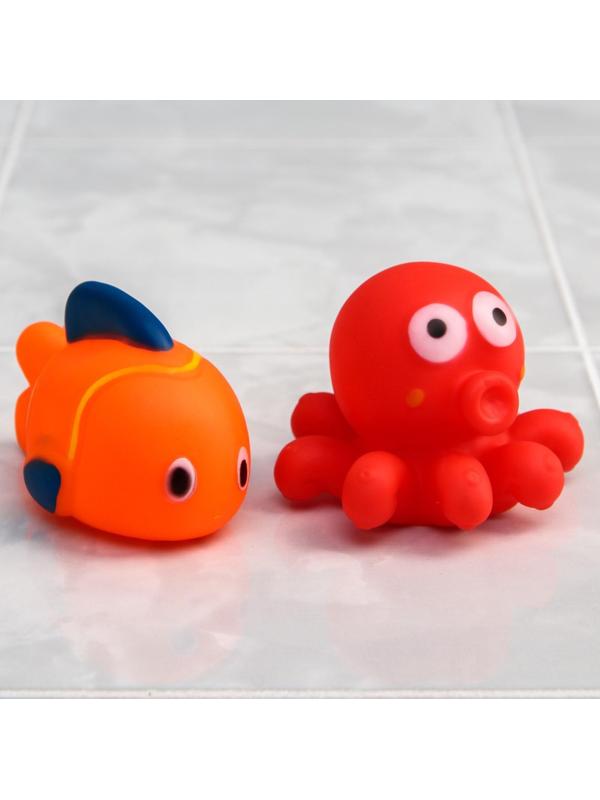 Набор игрушек для игры в ванне «Малыши», 4 шт., виды МИКС