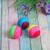 Мячики попрыгунчики каучуковые «Полосатик», 3,3 см, цвета микс, 5 шт.
