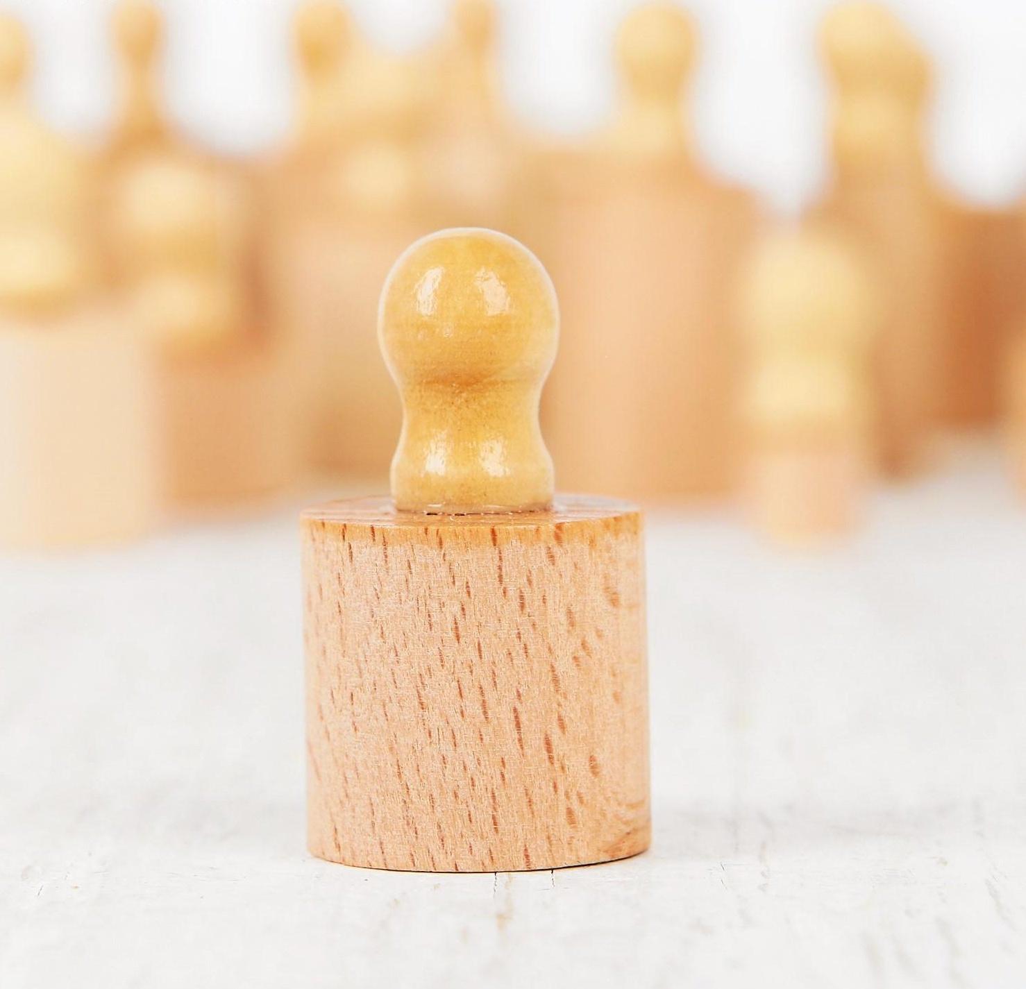 Развивающий набор цилиндров «Больше-меньше»