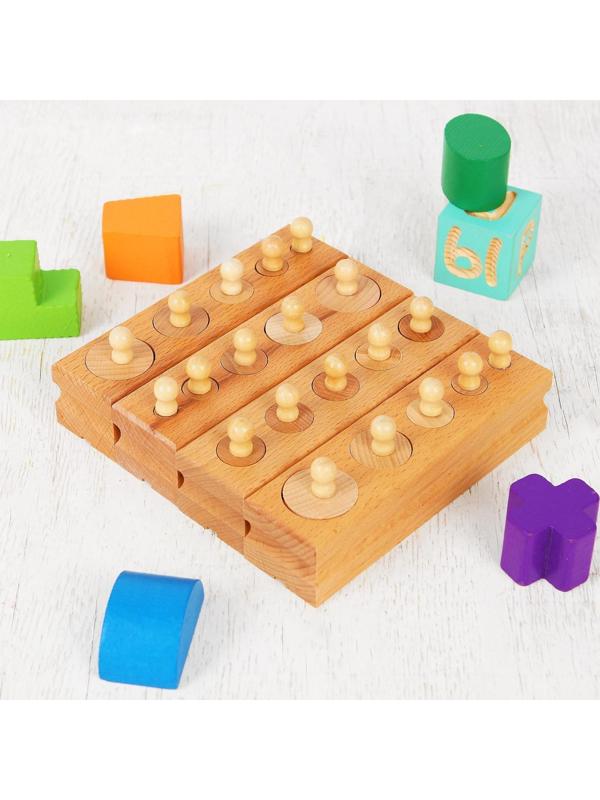 Развивающий набор цилиндров «Больше-меньше»