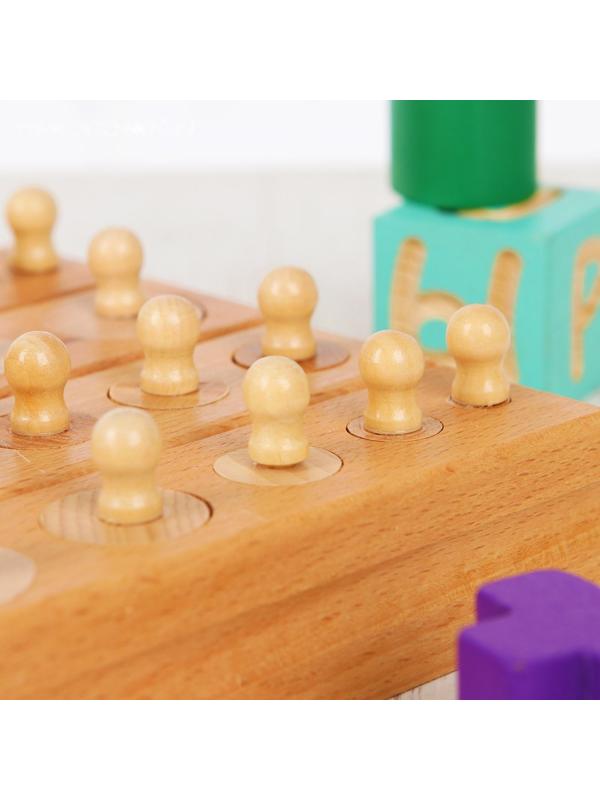 Развивающий набор цилиндров «Больше-меньше»