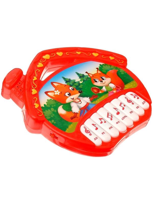 Музыкальная игрушка-пианино «Домик», ионика, 16 весёлых песенок, работает от батареек