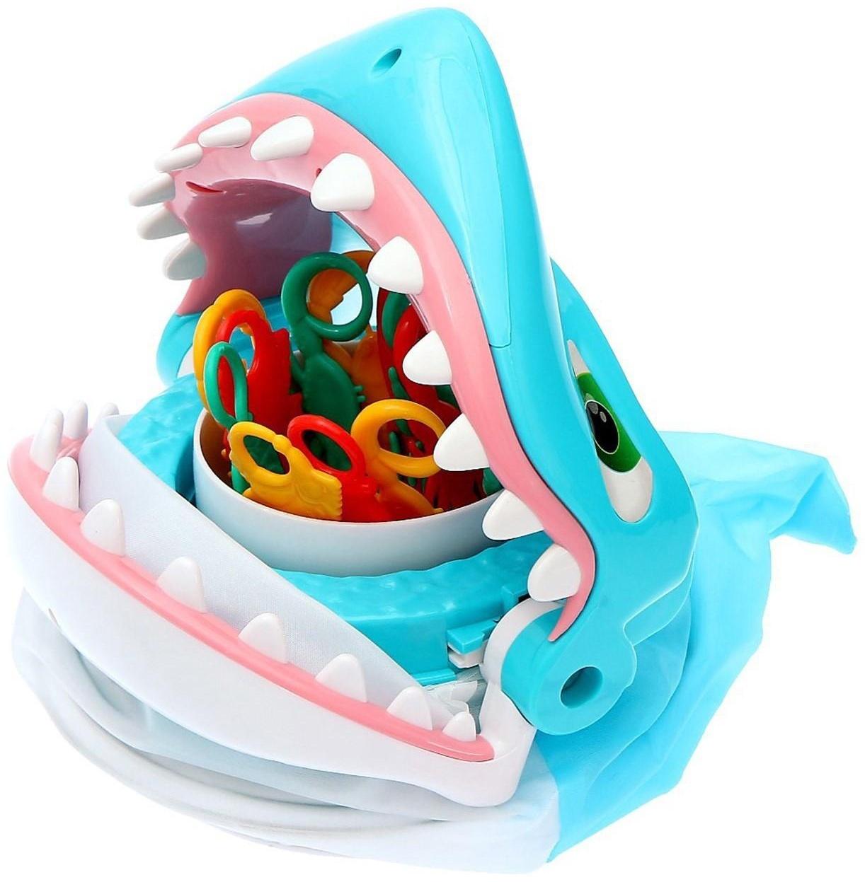 Настольная игра «Акула атакует», удочки, кубик