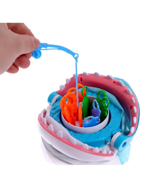 Настольная игра «Акула атакует», удочки, кубик