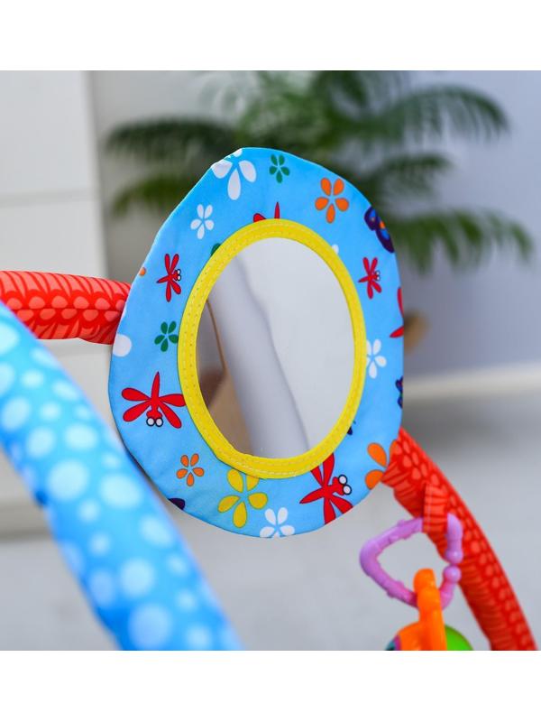 Развивающий коврик с дугами «Слоник» 6 элем.без музыки, р-р 85х85х0,5 см.