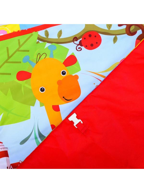 Развивающий коврик с дугами «Слоник» 6 элем.без музыки, р-р 85х85х0,5 см.