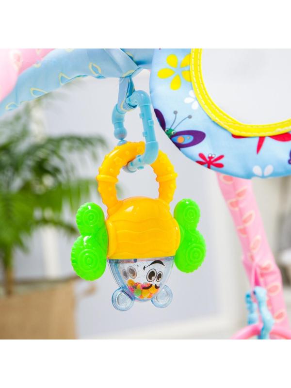 Развивающий коврик «Ежик и друзья», с дугами и погремушками