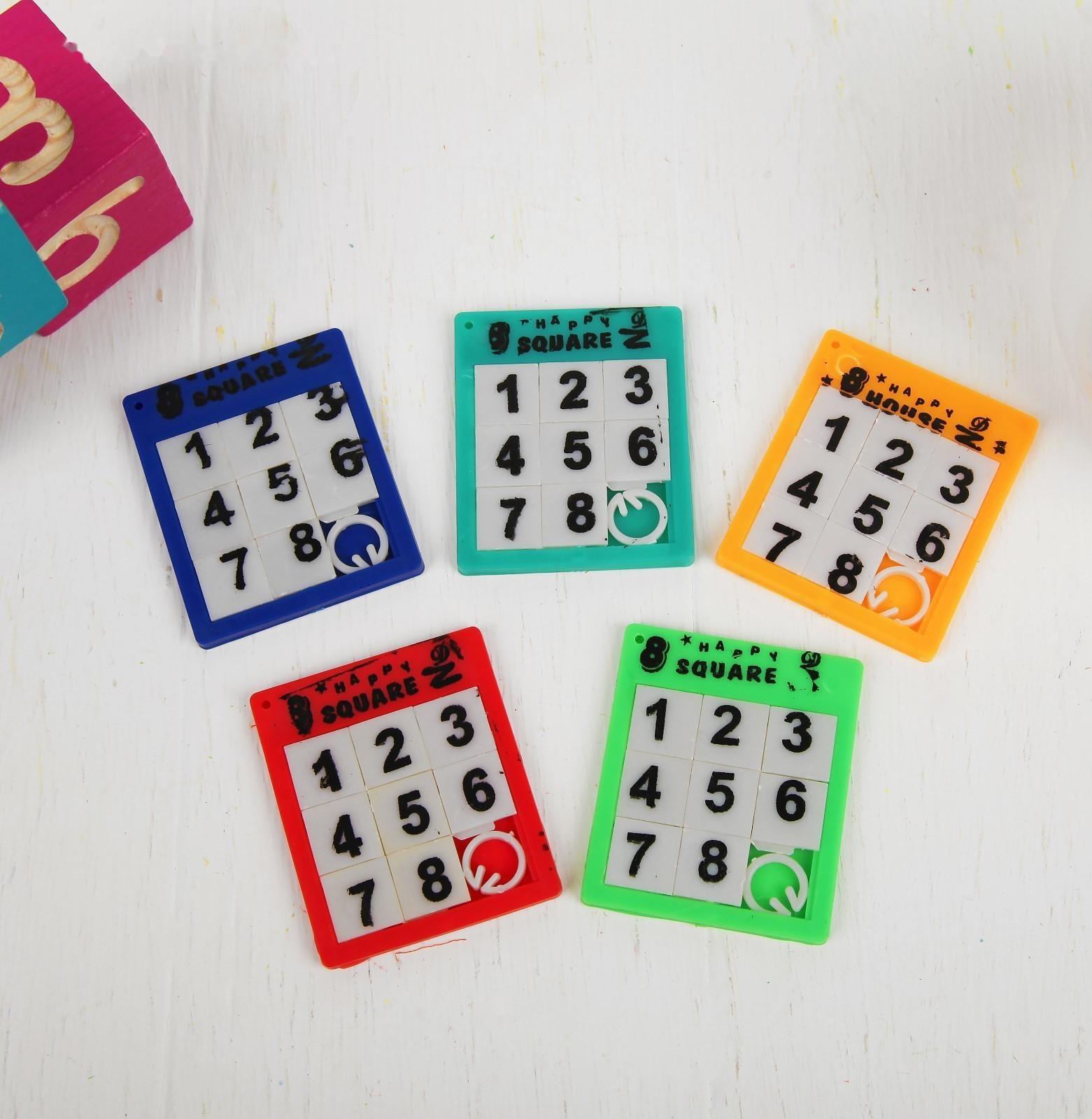 Головоломка-пятнашка «Цифры», цвета МИКС