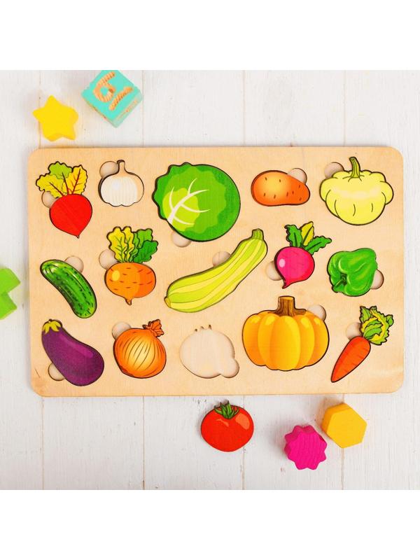 Развивающая доска «Большие овощи»
