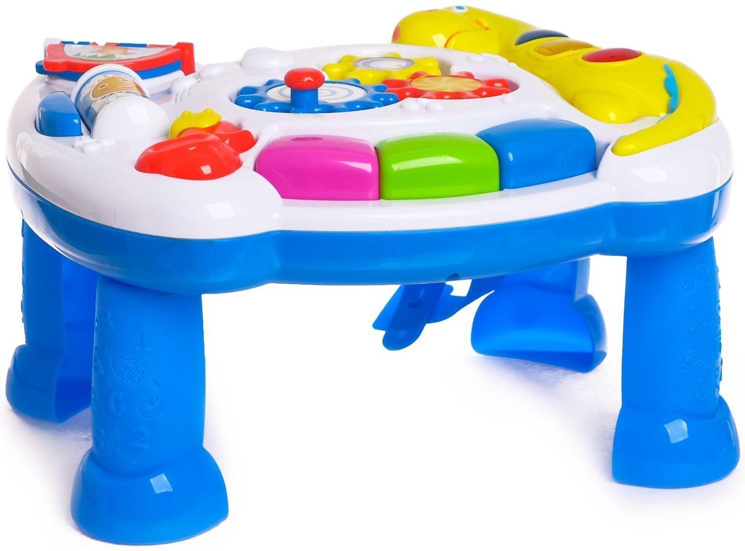 Детский столик-подвеска «Солнышко», световые и звуковые эффекты, работает от батареек