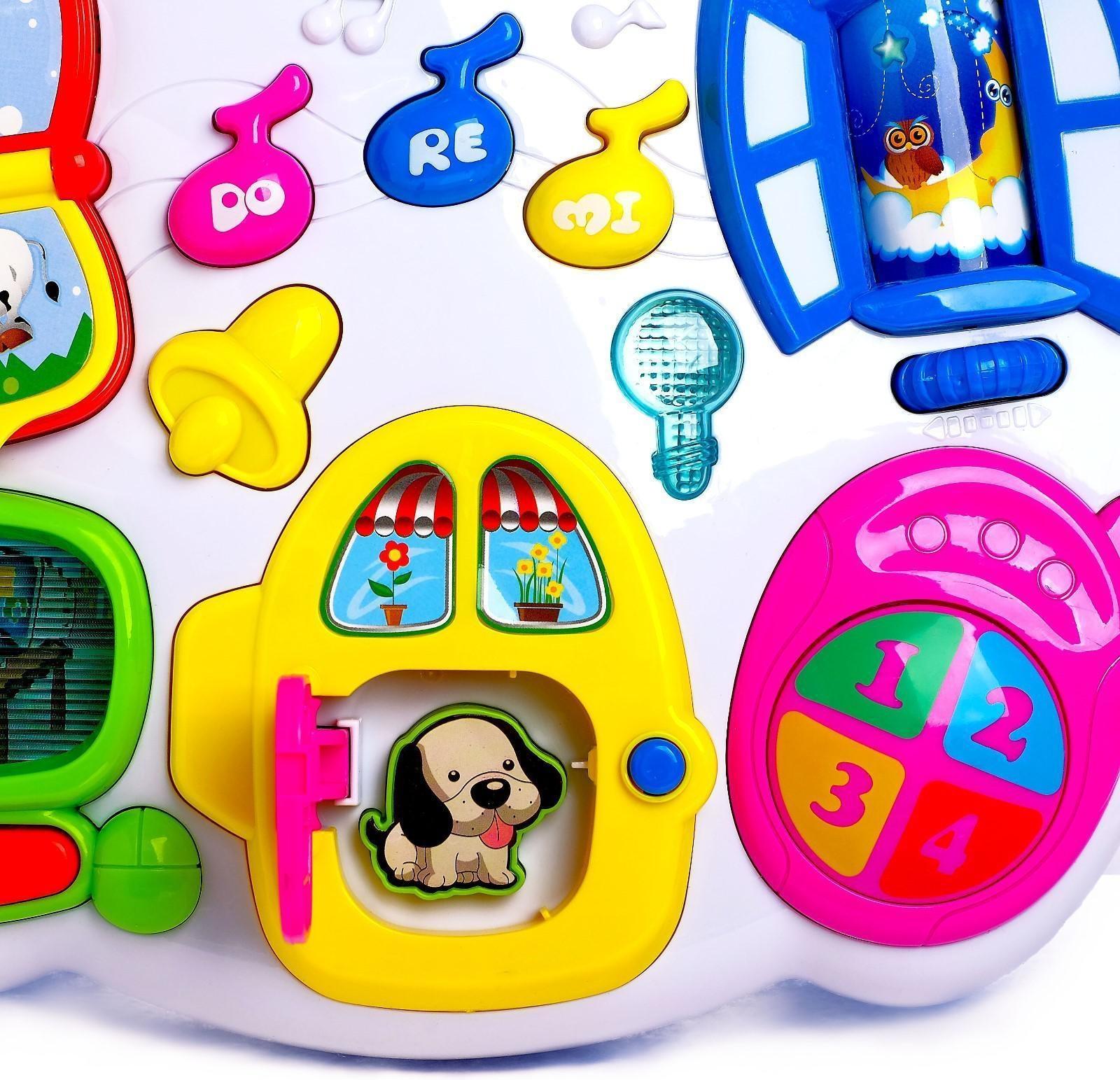 Детский столик-подвеска «Домик», световые и звуковые эффекты, работает от батареек