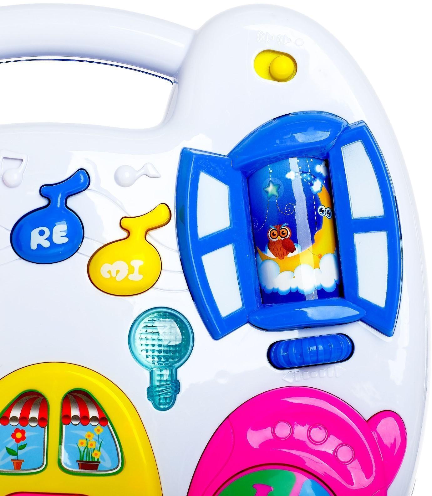 Детский столик-подвеска «Домик», световые и звуковые эффекты, работает от батареек