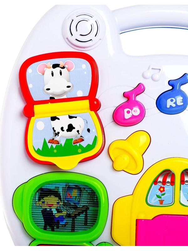 Детский столик-подвеска «Домик», световые и звуковые эффекты, работает от батареек