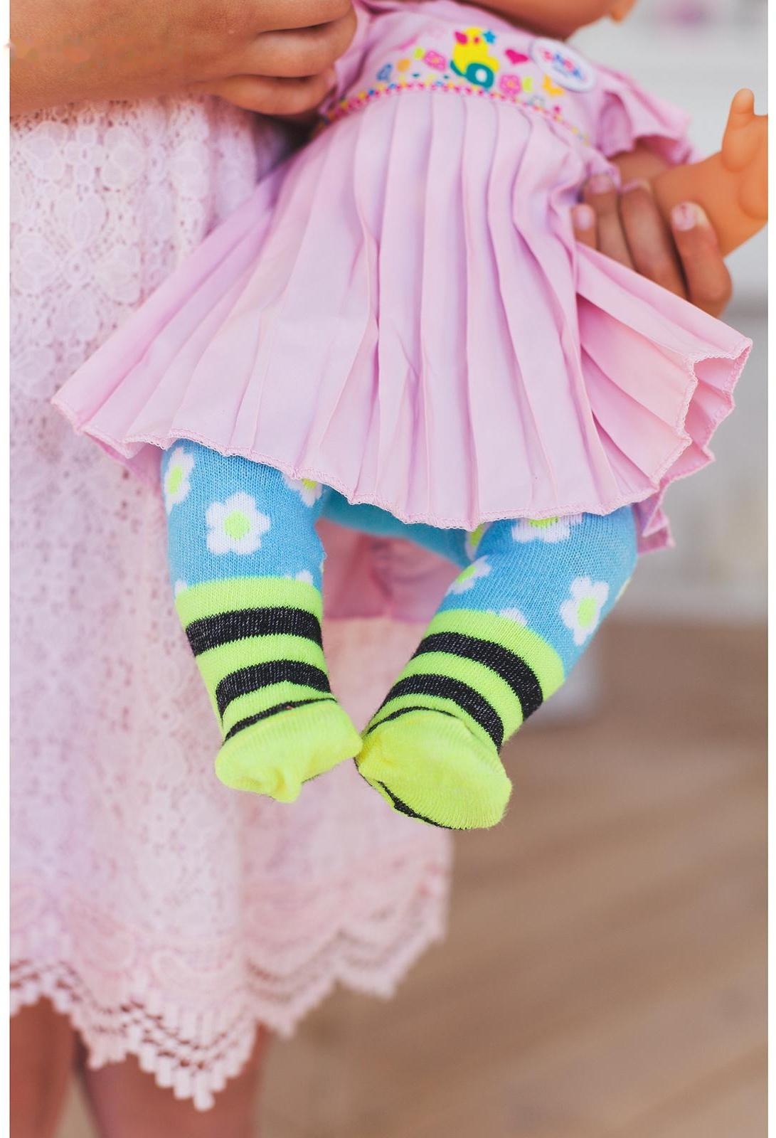 Колготки для пупса 38-42 см «Весёлая пчелка»