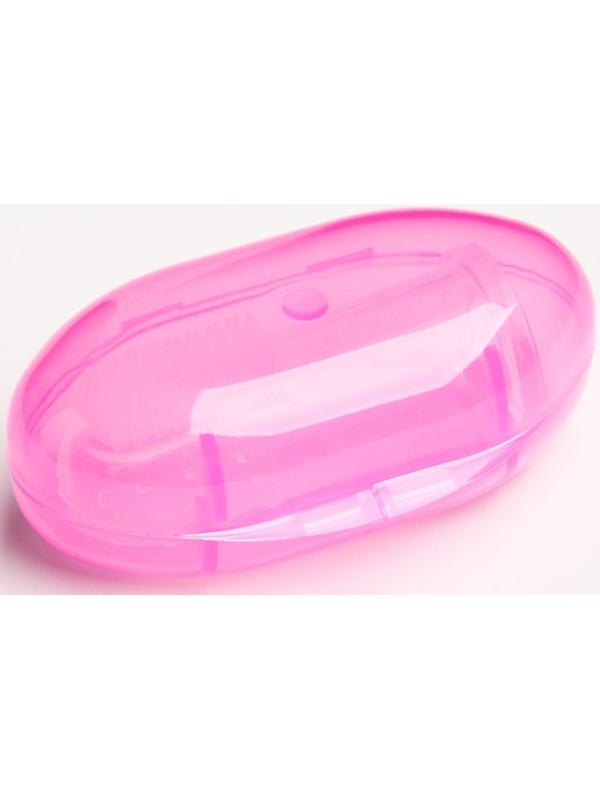 Детская зубная щетка, прорезыватель - массажер, силиконовая, в контейнере, на палец от 3 мес.