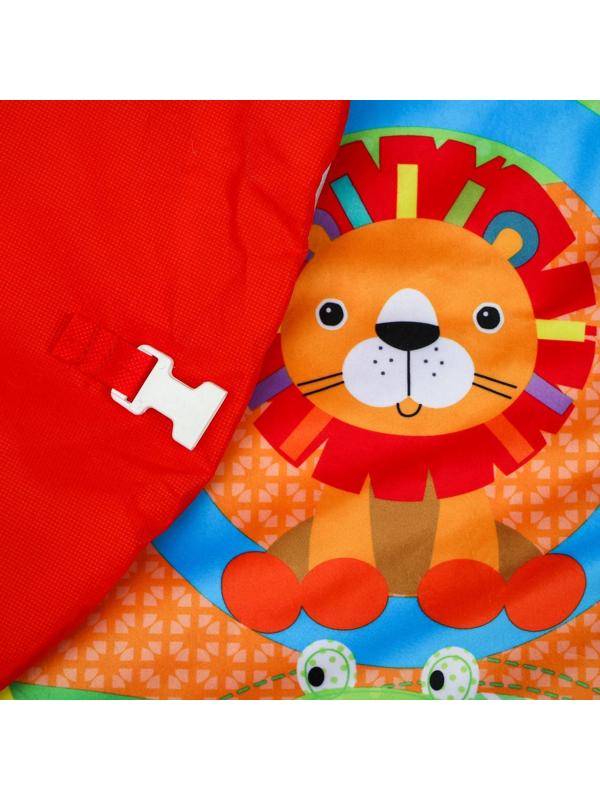 Развивающий коврик «Ежик на прогулке», с дугами и подушечкой