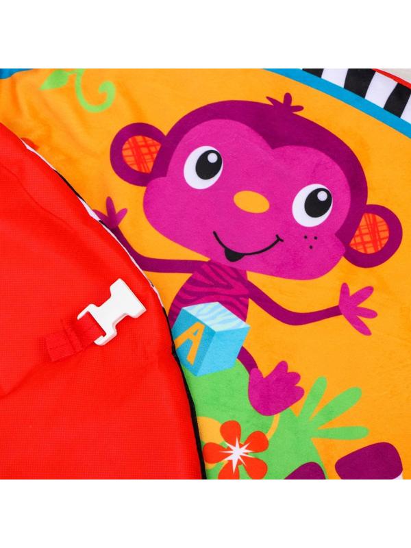 Развивающий коврик «Зоо», с дугами и подушечкой