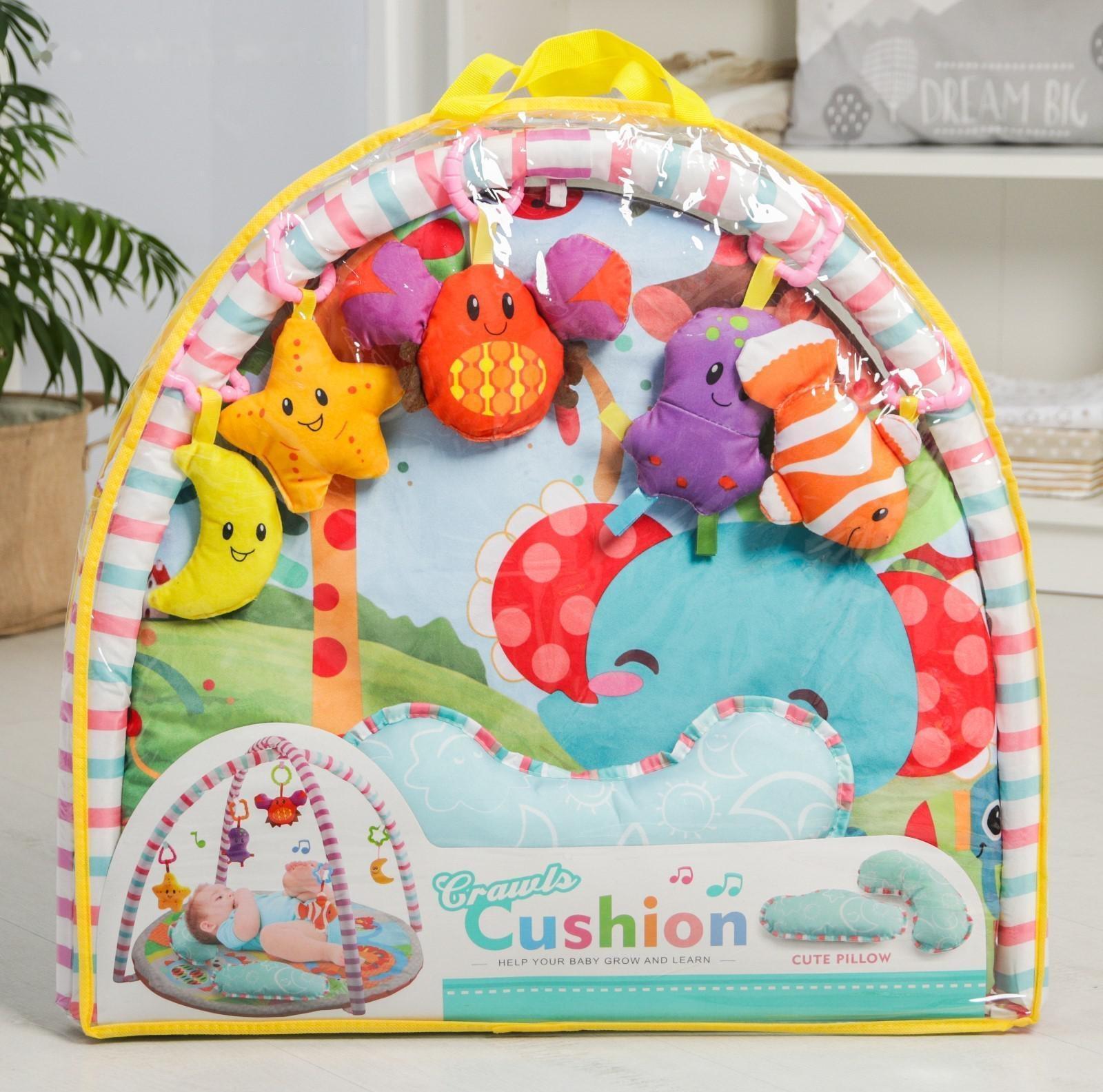 Развивающий коврик с дугами «Слоник и друзья», 5 элем. с музыкой