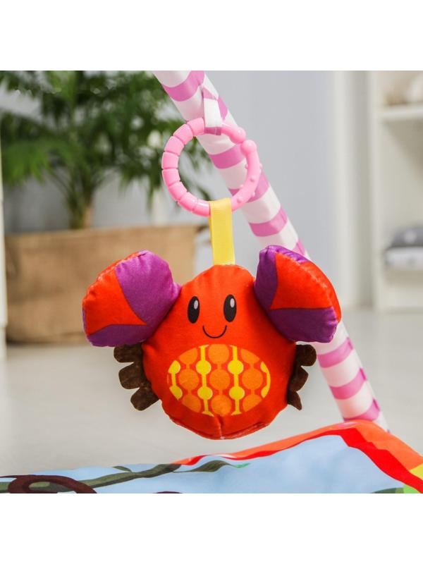 Развивающий коврик с дугами «Слоник и друзья», 5 элем. с музыкой