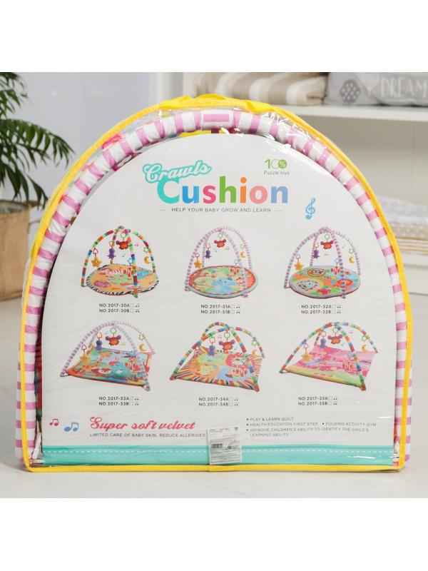 Развивающий коврик с дугами «Слоник и друзья», 5 элем. с музыкой