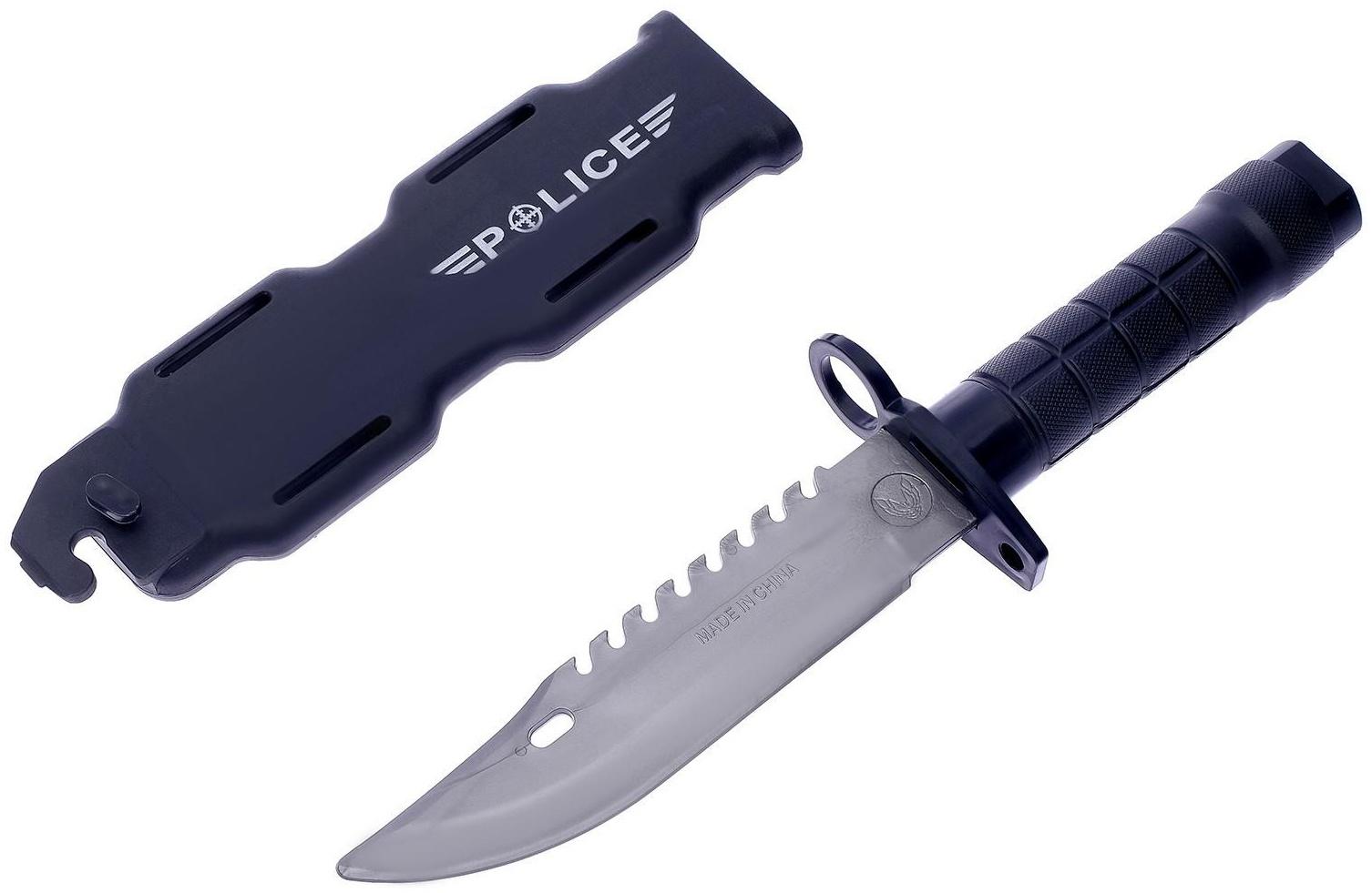 Набор полицейского «Бесстрашный офицер», световые, звуковые эффекты: с гранатой и ножом