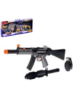 Набор полицейского «Бесстрашный офицер», световые, звуковые эффекты: с гранатой и ножом