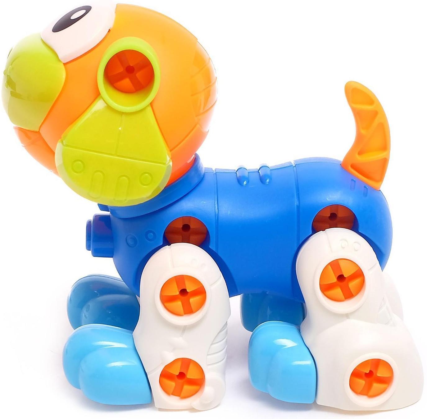 Конструктор винтовой «Собачка», 43 детали, с отвёрткой