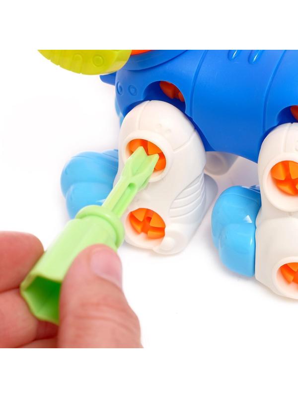 Конструктор винтовой «Собачка», 43 детали, с отвёрткой