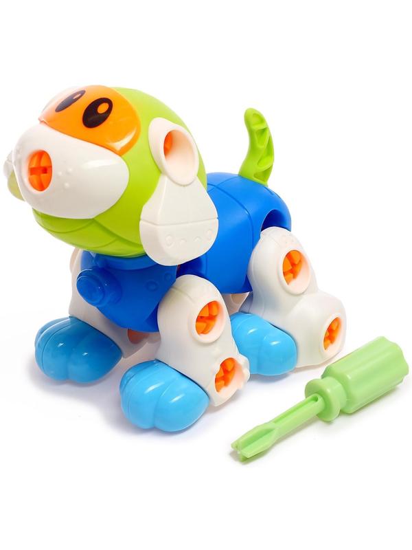 Конструктор винтовой «Собачка», 43 детали, с отвёрткой