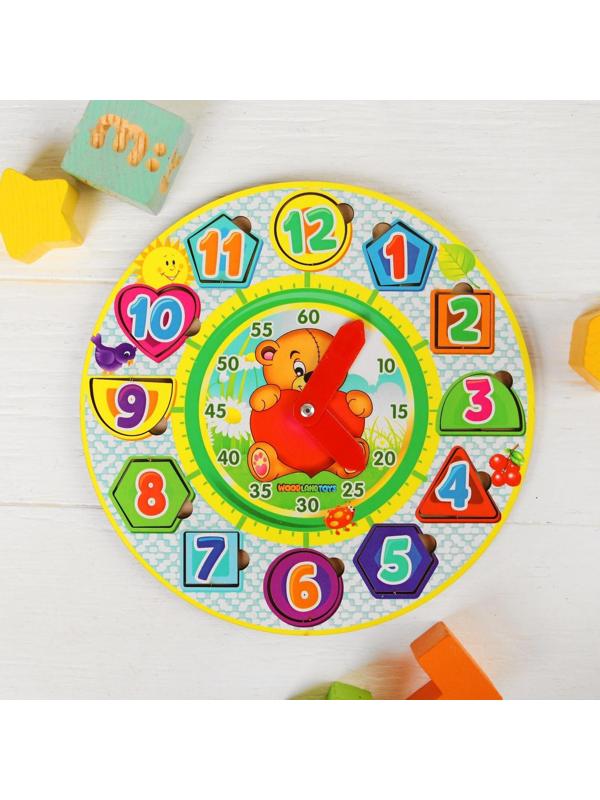 Рамка-вкладыш «Часики с мишкой»