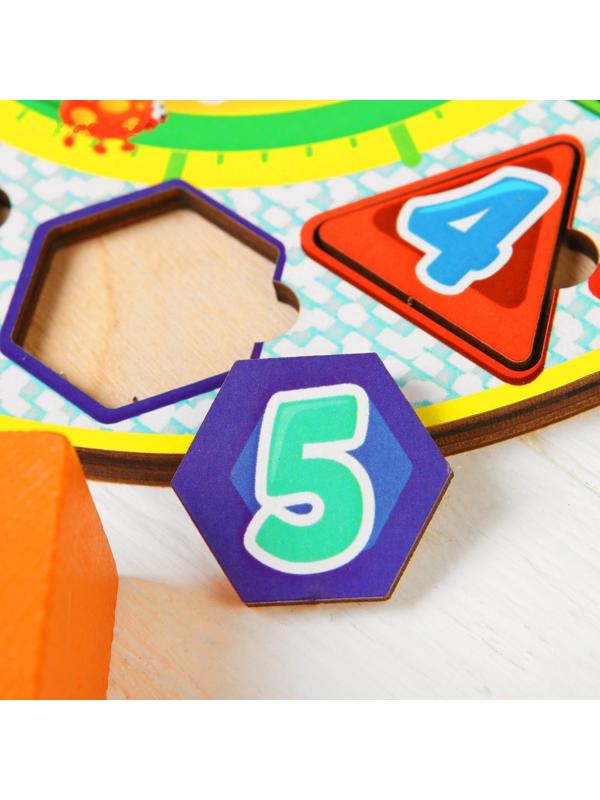 Рамка-вкладыш «Часики с мишкой»