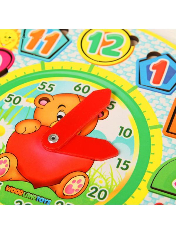 Рамка-вкладыш «Часики с мишкой»