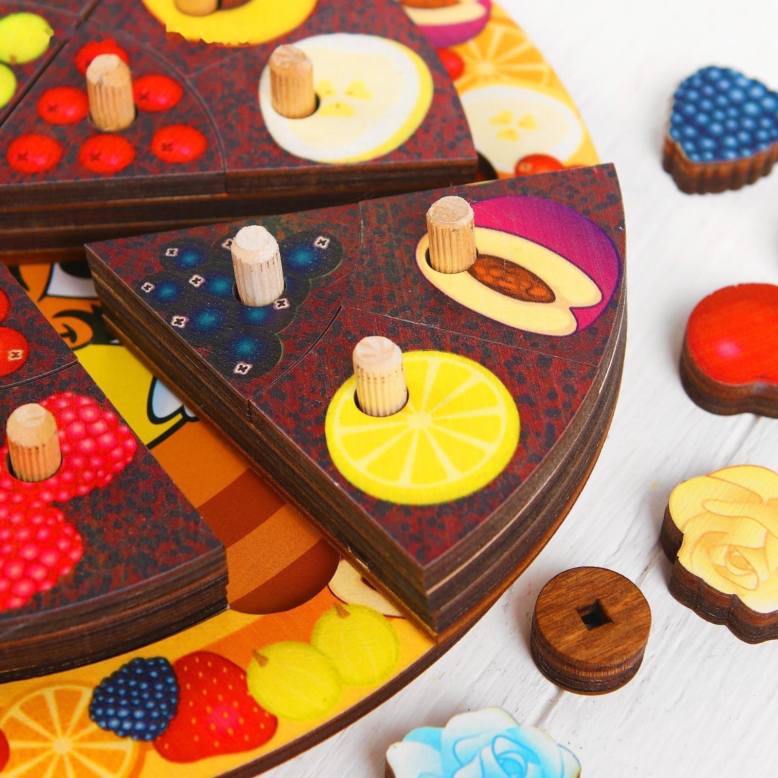 Развивающая игра «Торт» 54 элемента, 5 слоёв