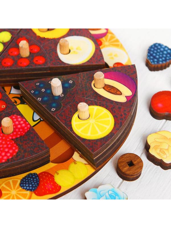 Развивающая игра «Торт» 54 элемента, 5 слоёв