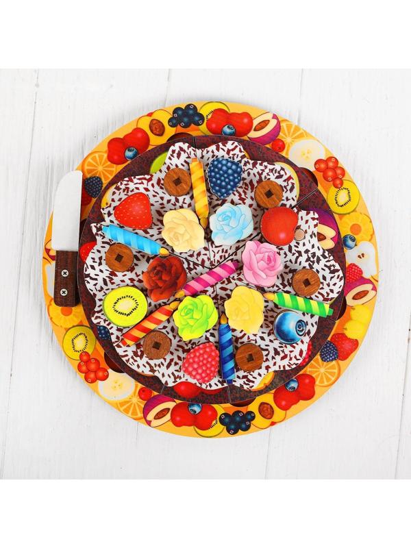 Развивающая игра «Торт» 54 элемента, 5 слоёв