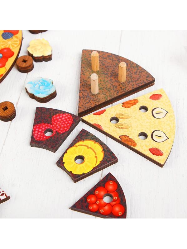 Развивающая игра «Торт» 54 элемента, 5 слоёв