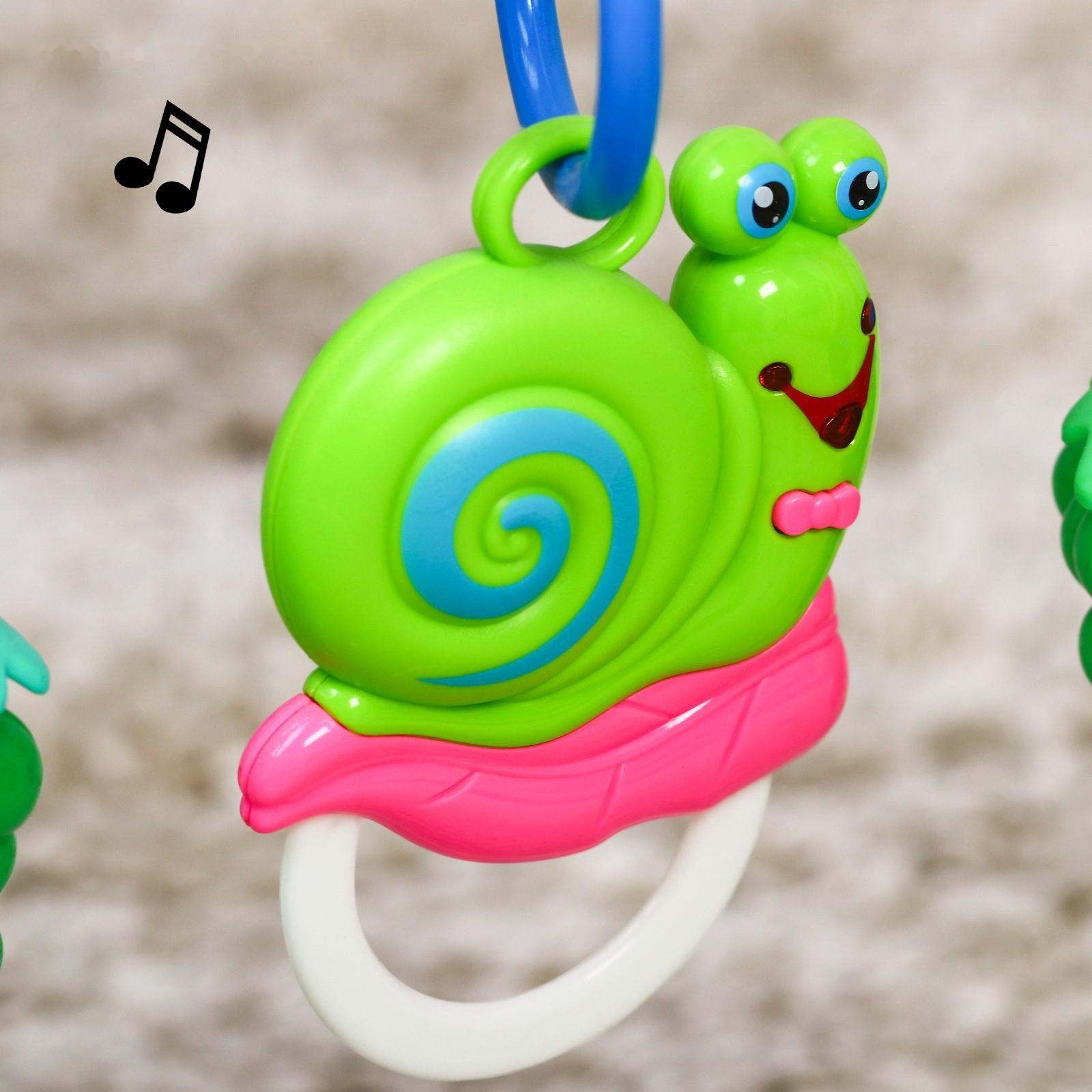 Игровой развивающий центр «Улиточка», с погремушками