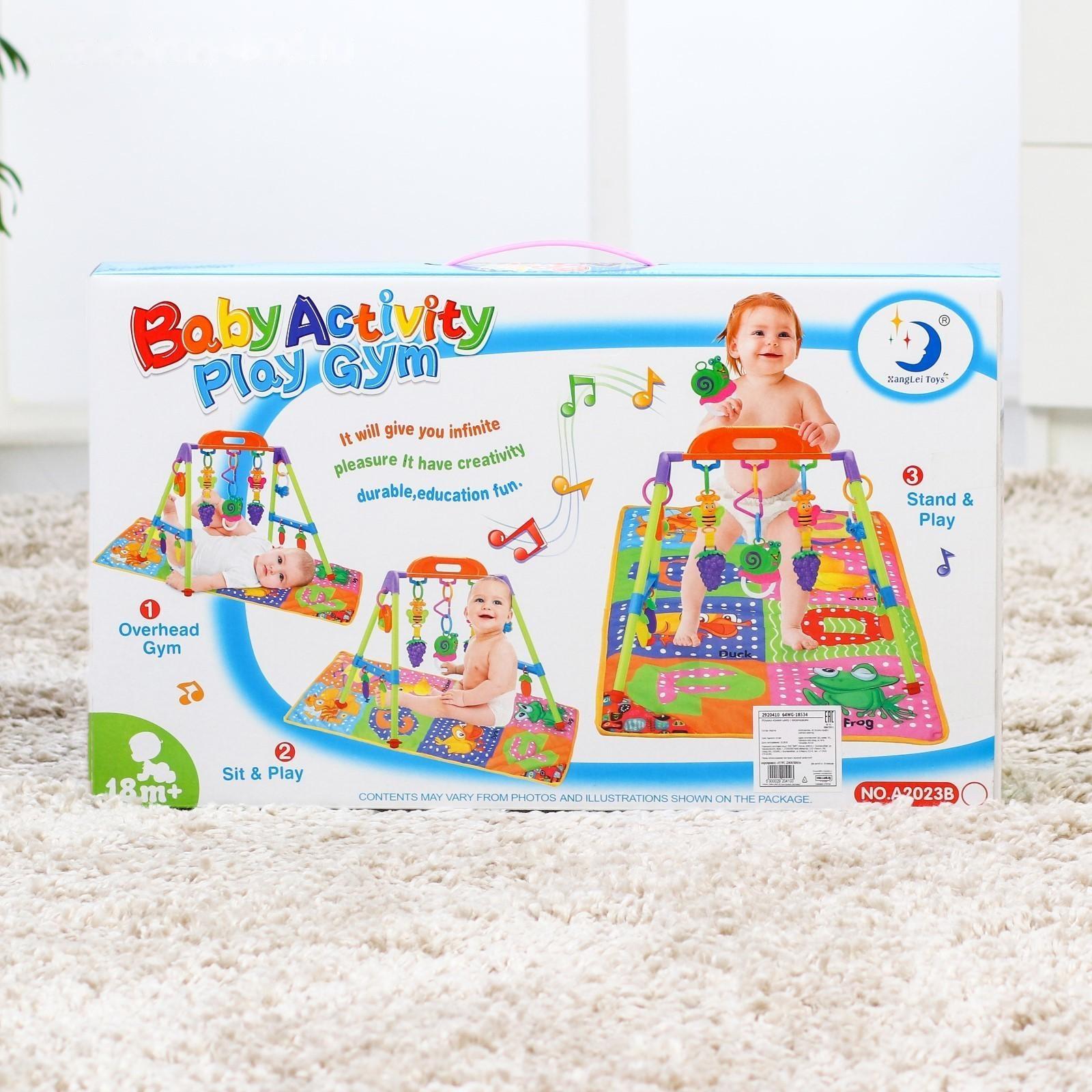 Игровой развивающий центр «Улиточка», с погремушками