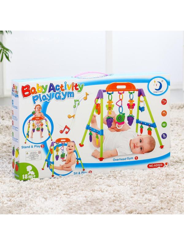 Игровой развивающий центр «Улиточка», с погремушками