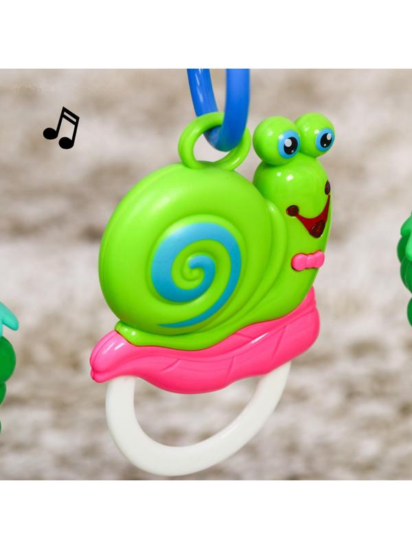 Игровой развивающий центр «Улиточка», с погремушками