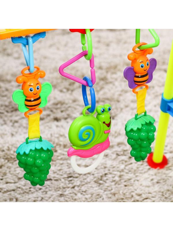 Игровой развивающий центр «Улиточка», с погремушками