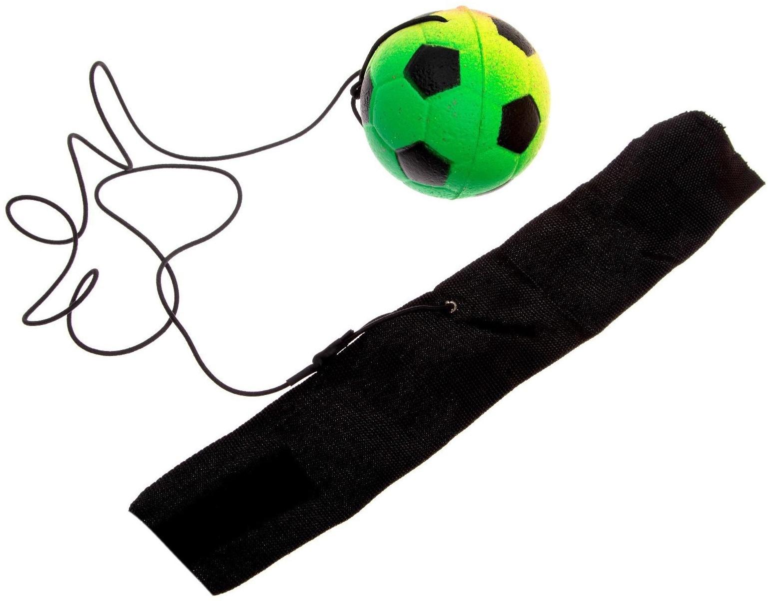 Мяч «Попрыгун», мягкий, 6 см, на резинке, 1 шт.