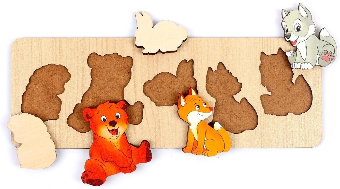 Рамка-вкладыш «Дикие животные»