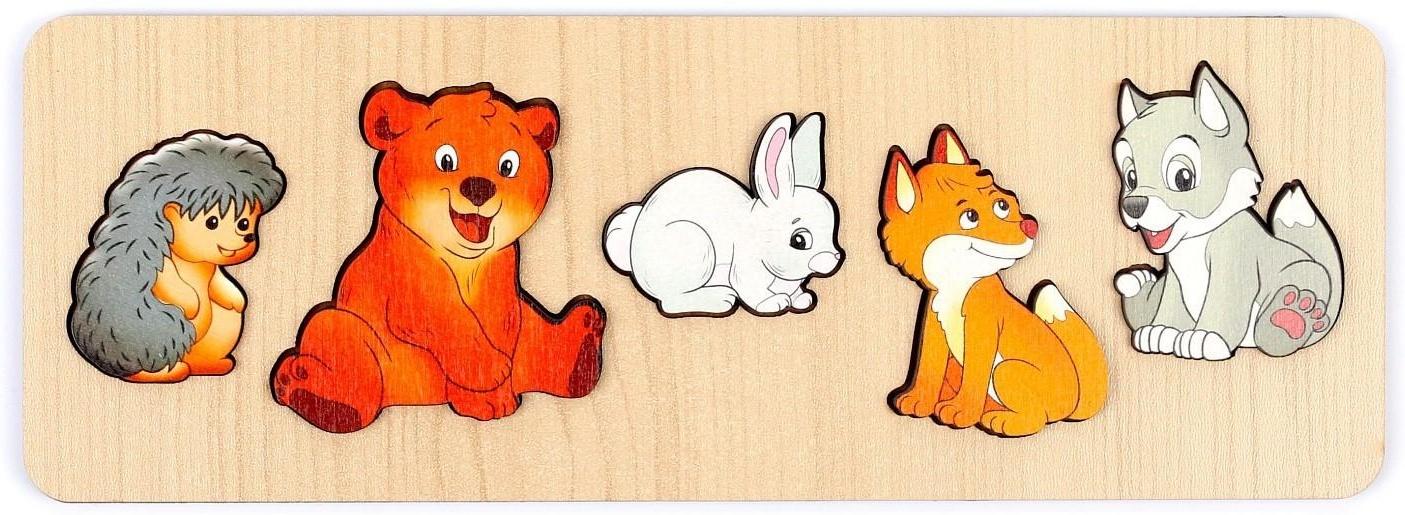 Рамка-вкладыш «Дикие животные»