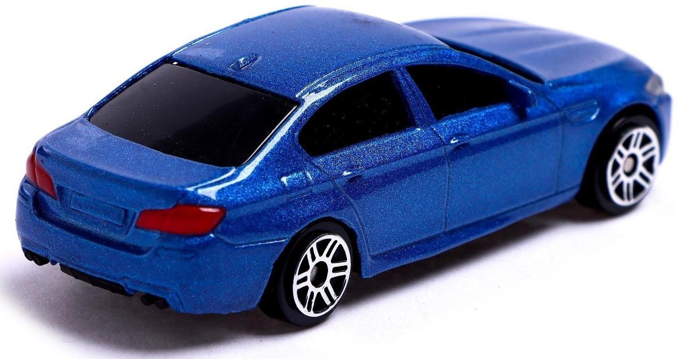 Машина металлическая BMW M5, 1:64, цвет синий