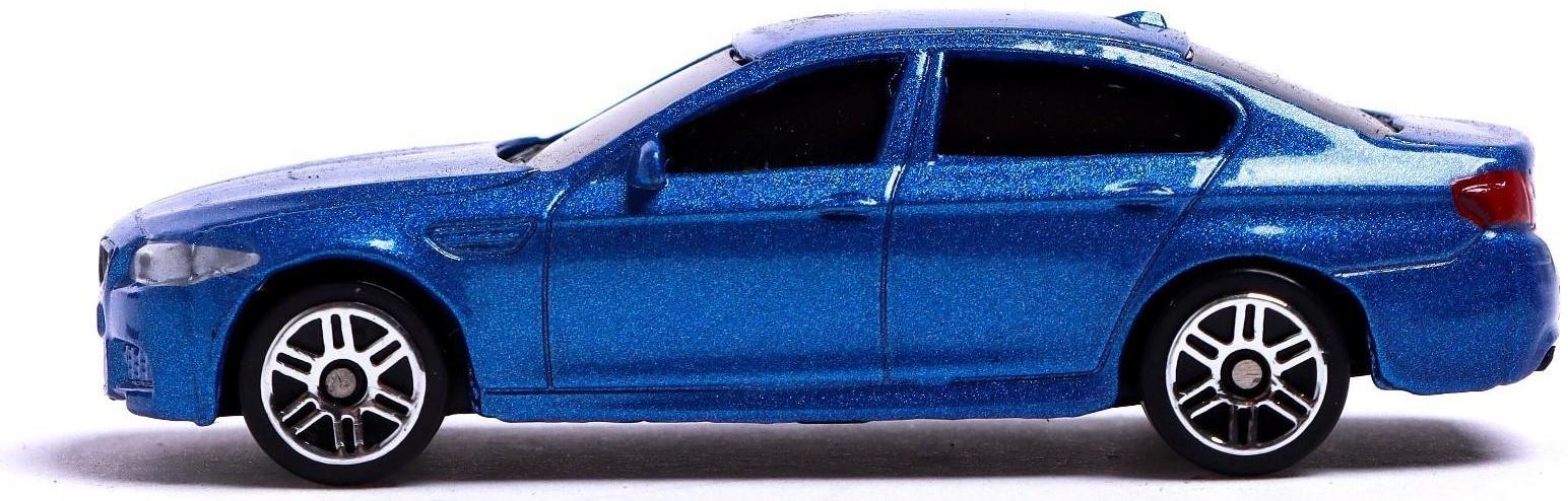 Машина металлическая BMW M5, 1:64, цвет синий