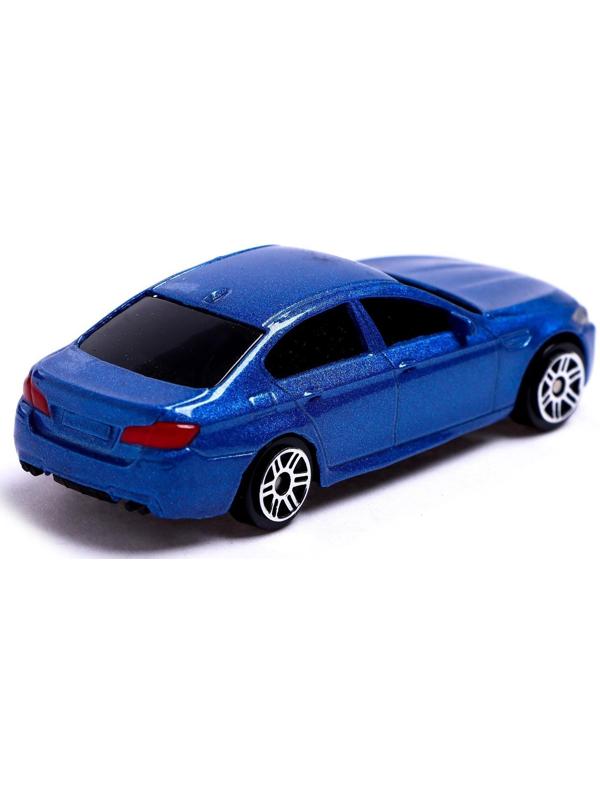 Машина металлическая BMW M5, 1:64, цвет синий