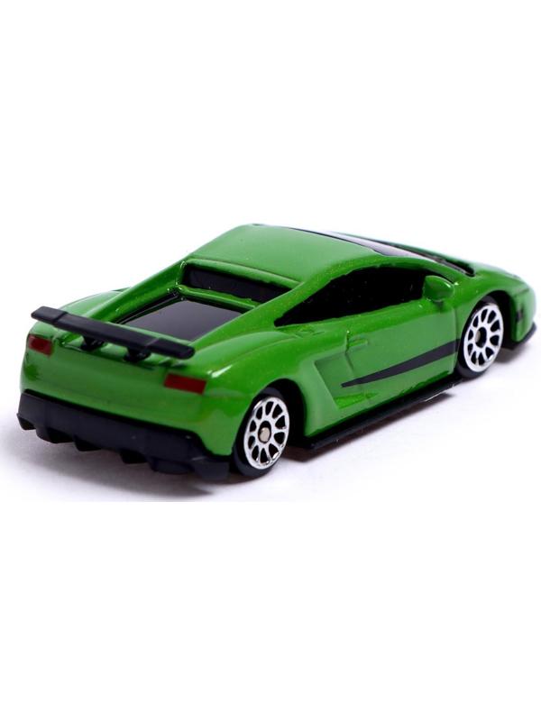 Машина металлическая LAMBORGHINI GALLARDO LP 570-4 SUPERLEGGERA, 1:64, цвет зелёный